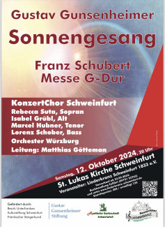 Konzert Sonnengesang Gustav Gunsenheimer